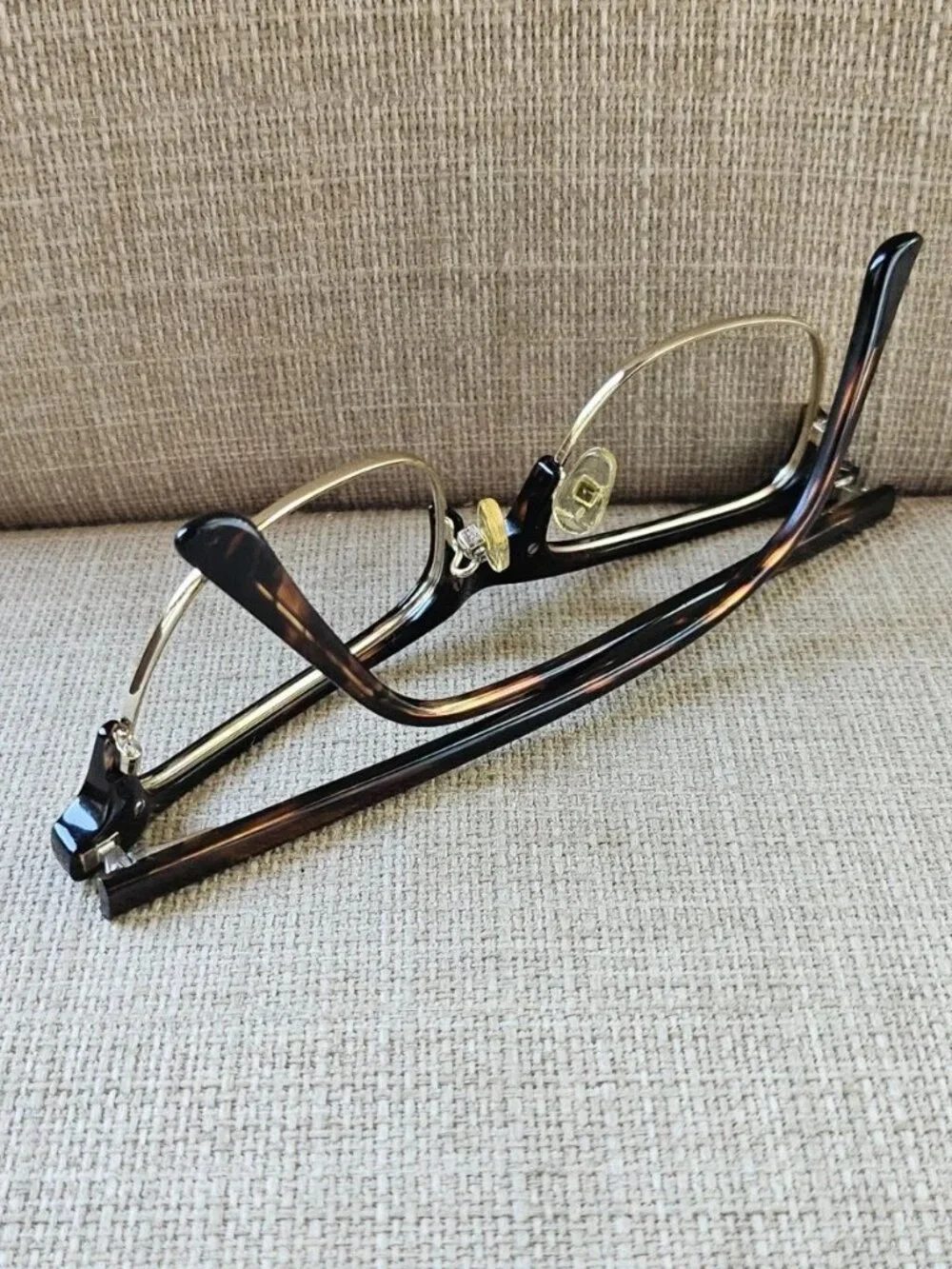 Kirkland Signature Women Eyeglasses Frame KS Crystal Brown Horn Eyewear Glasses